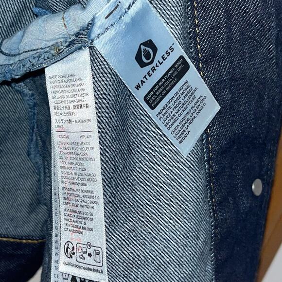 Levis The Trucker Jacket Men  Blue Denim Sz Xl - Picture 7 of 7